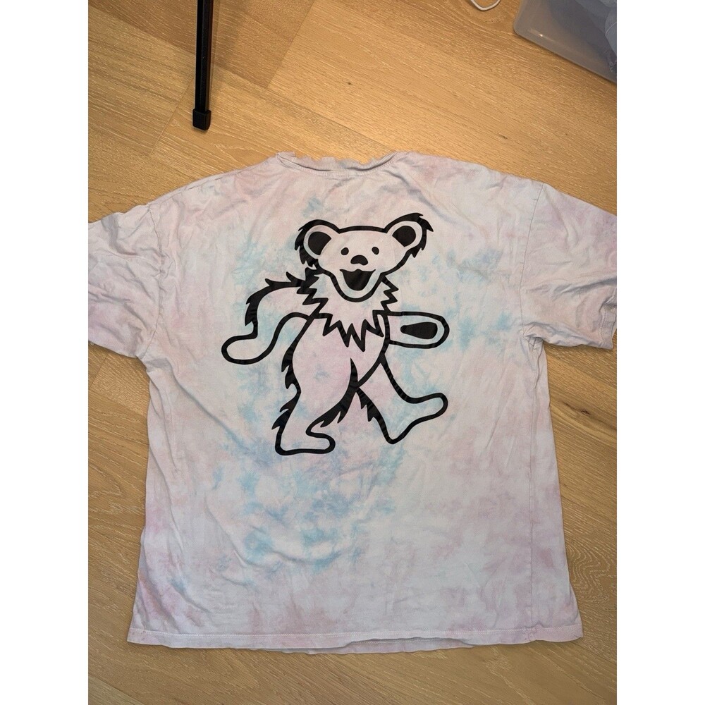 Grateful Dead Bear Shirt Mens Med M (baggy) Tie Dye By Divided